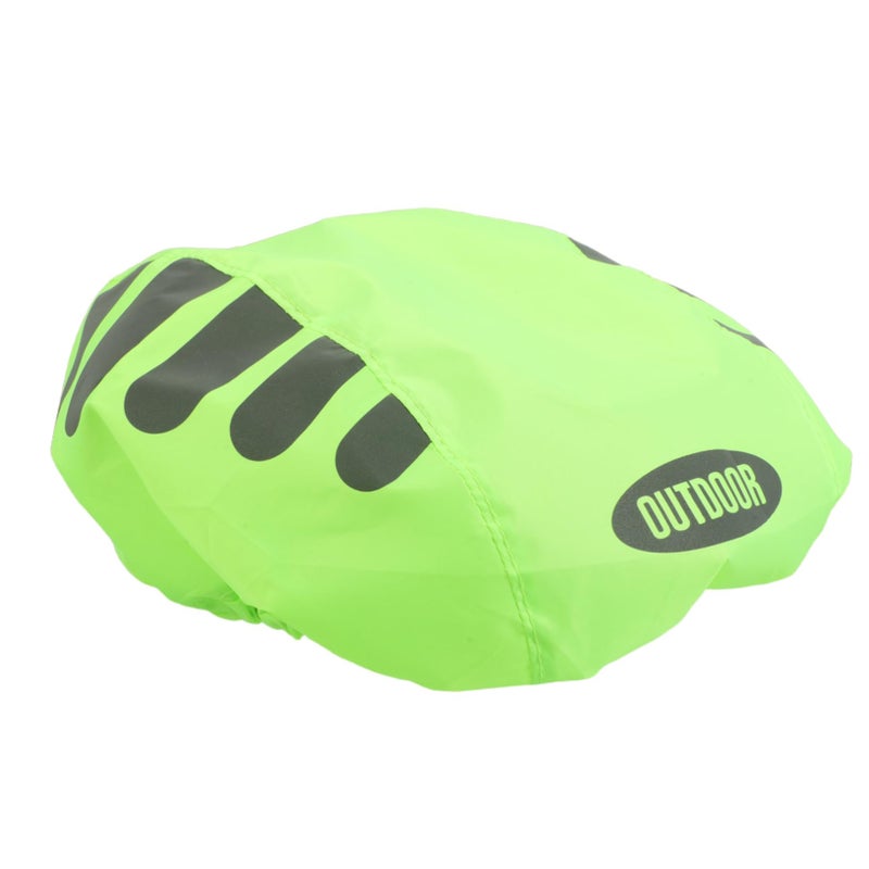 High Visibility Reflective Helmet Cover Breathable Design for Cycling Mountain Biking Rain Gear - Image 2