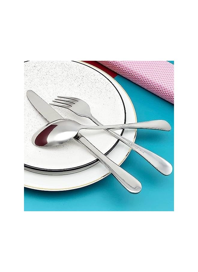 vesus Portable Travel Utensils Set with Case Stainless Steel Reusable Silverware Fork Knife Spoon Set for Lunch Box Workplace Camping School Picnic (Pink)  - Image 2