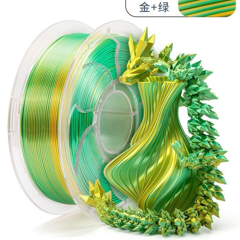 3D Printer Filament PLA Silk Dual Color 250G Silk PLA Filament Compatible with Bambu Lab Creality Printers - Image 5