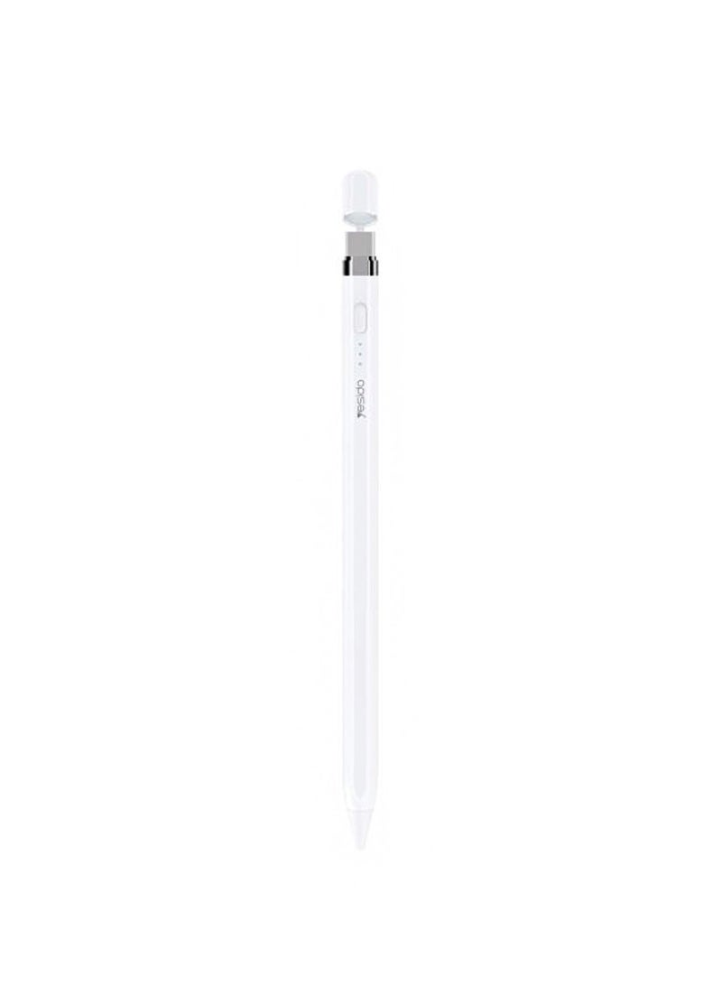 Yesido Yesido ST08 High Precision Oxidized Black Matte White Rechargeable Active Stylus Pen For ipad - White  - Image 2
