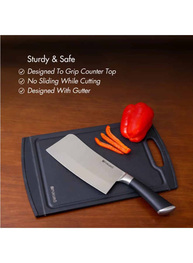 Fukuro Chef Series Non-Slip Cutting Board - Size L (35.8 x 21.8 x 1cm) - Image 3