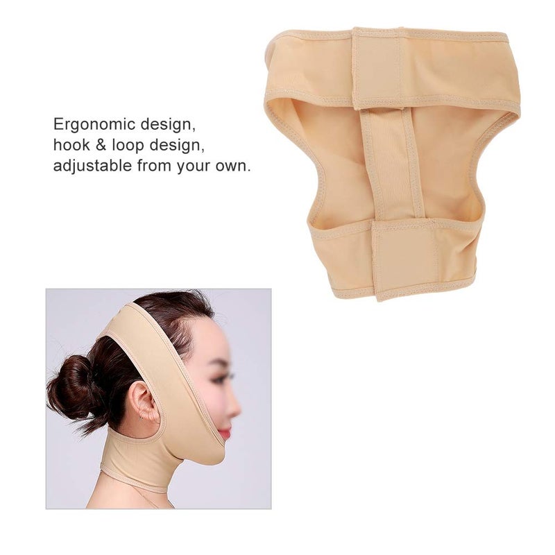 klarako Slimming Face Bandage Mask, 3 Sizes Unisex Face Bandage Girdle Slimming Face Slimming Mask Slimming Bandages Thin V Shape Face Lifting Face Band Face Band(L) - Image 3