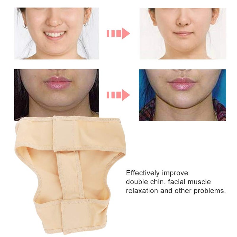 klarako Slimming Face Bandage Mask, 3 Sizes Unisex Face Bandage Girdle Slimming Face Slimming Mask Slimming Bandages Thin V Shape Face Lifting Face Band Face Band(L) - Image 4