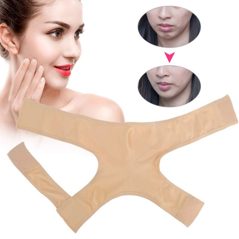 klarako Slimming Face Bandage Mask, 3 Sizes Unisex Face Bandage Girdle Slimming Face Slimming Mask Slimming Bandages Thin V Shape Face Lifting Face Band Face Band(L) - Image 2