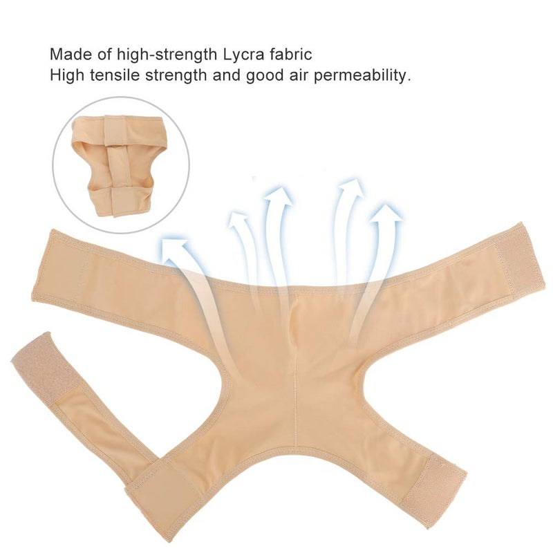 klarako Slimming Face Bandage Mask, 3 Sizes Unisex Face Bandage Girdle Slimming Face Slimming Mask Slimming Bandages Thin V Shape Face Lifting Face Band Face Band(L) - Image 5