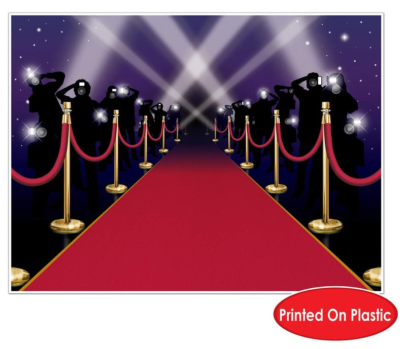 Beistle Red Carpet Insta-Mural Party Accessory (1 count) (1/Pkg) - Image 3