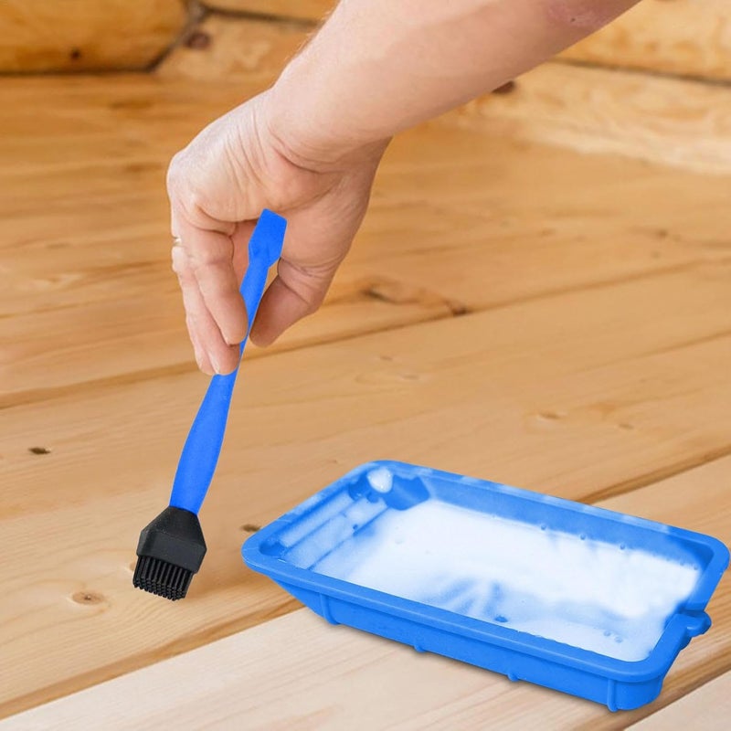 Blue Wood Glue Applicator Precision Dispenser Fine Tip Spreader Squeeze Bottle Reusable Woodworking Tool - Image 4