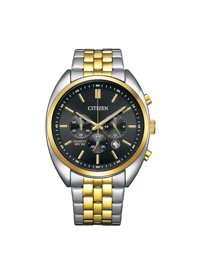 CITIZEN Stainless Steel with Two-Tone Gold Plating Strap Analog Watch AN8214-55E - 42 mm