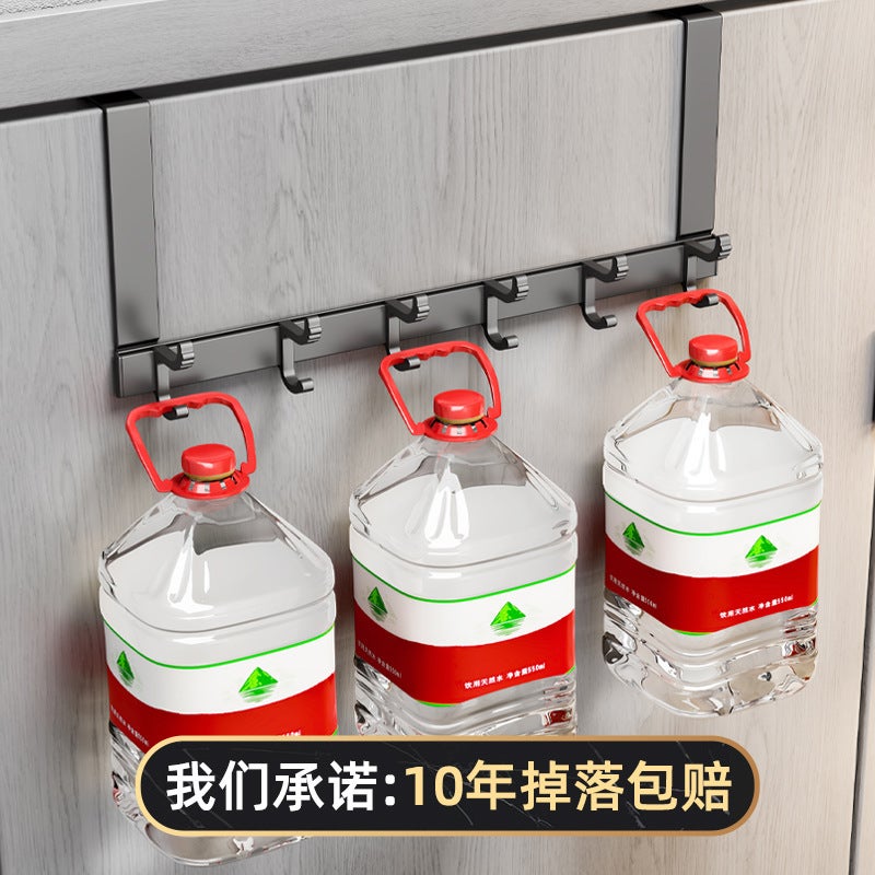 Rear Door Hook Hanger Seamless Door Back Storage Bedroom Door Punch-Free Storage Clothes Hanger Coat Hook - Image 4