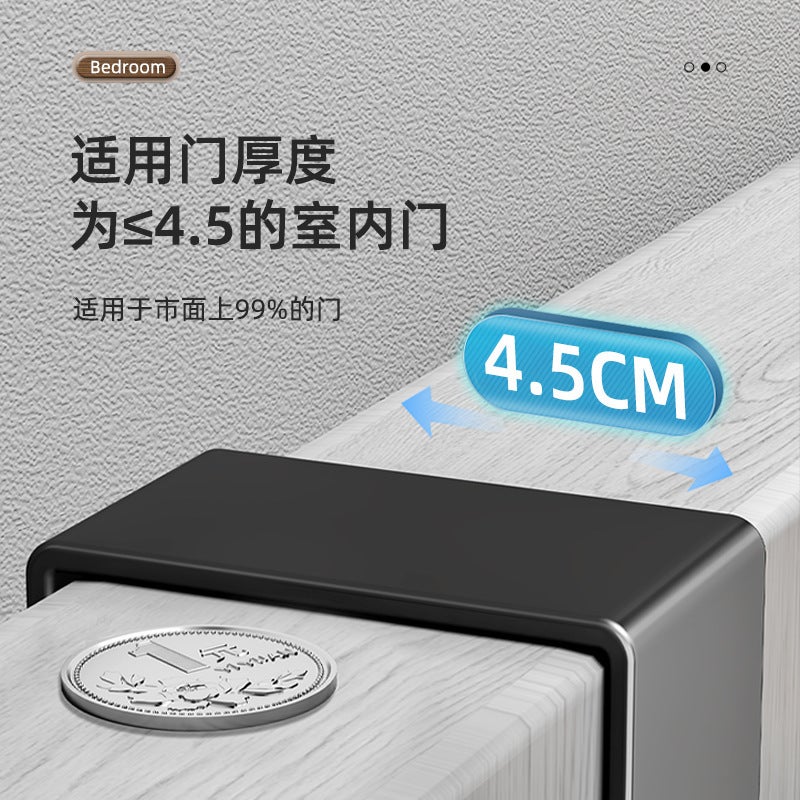 Rear Door Hook Hanger Seamless Door Back Storage Bedroom Door Punch-Free Storage Clothes Hanger Coat Hook - Image 5
