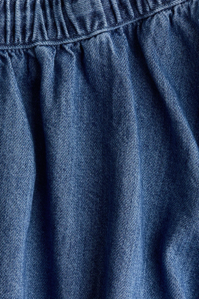 H&M MAMA Flared cotton-blend skort