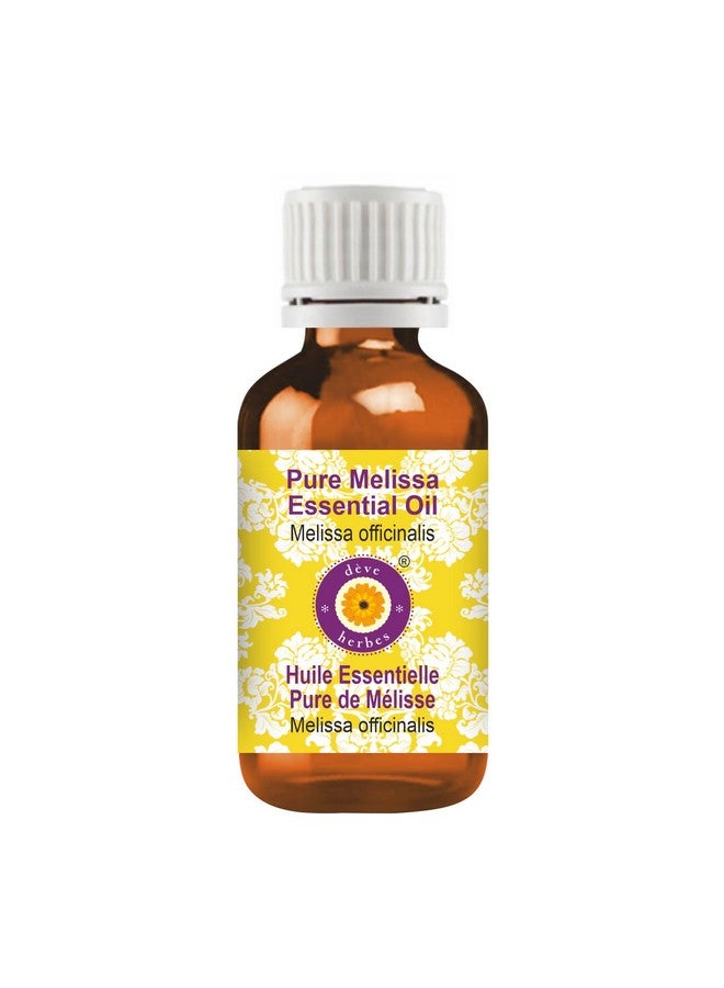 Deve Herbes Melissa Essential Oil (Melissa officinalis) Pure | Non-Sticky | Non-greasy | Lightweight | Men & Women | All Skin Types | Steam Distilled 5ml - Image 1