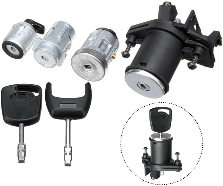 QASULER Door Lock Ignition Barrel Set with Keys - Image 5