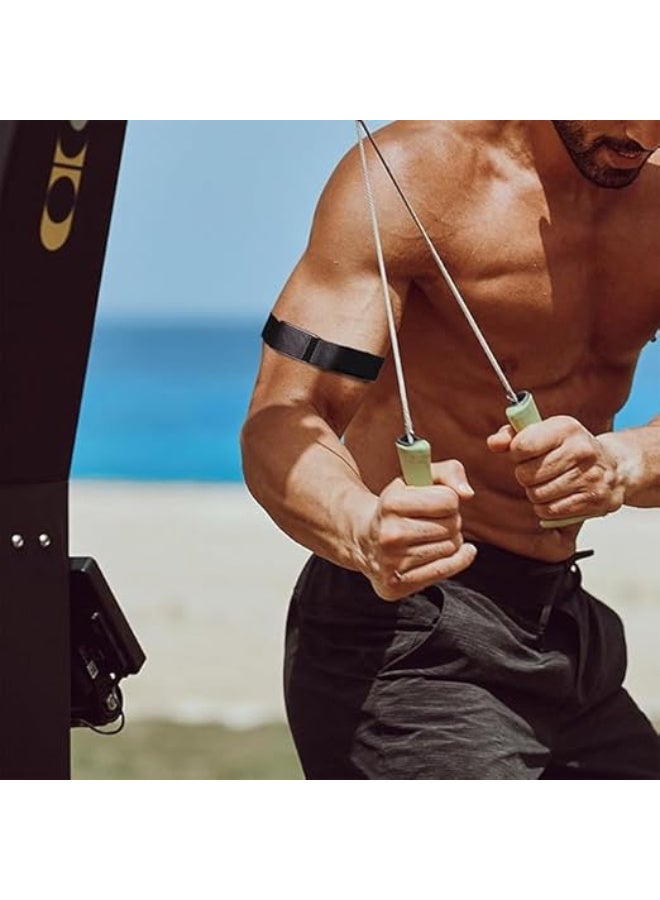 Arm Bicep Band Compatible with Whoop 5.0/One,Peak Devices Fitness Life Tracker, Waterproof, Health and Fitness Whoop 5.0 Accessories with Metal U Shape (43.5cm) - Image 4