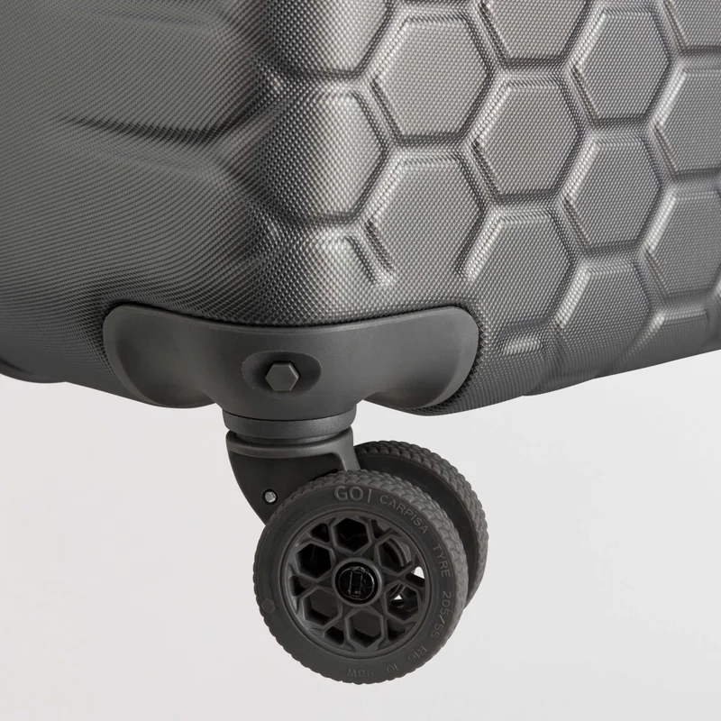 Carpisa Gunmetal Hard Trolleys M-Gotech Green  | Best Price UAE