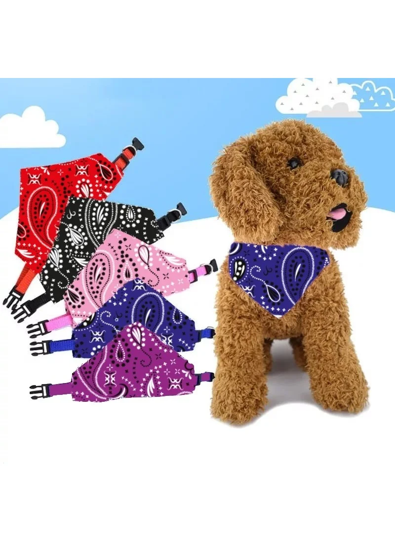 Tineke Pet Dog Collar Collar Bib Scarf No 320 Blue