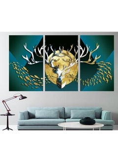 Tableau Wall Hanging High-quality digitally printed wall-mounted poster with a scratch-resistant and color-protective coating - 3pcs Multi color