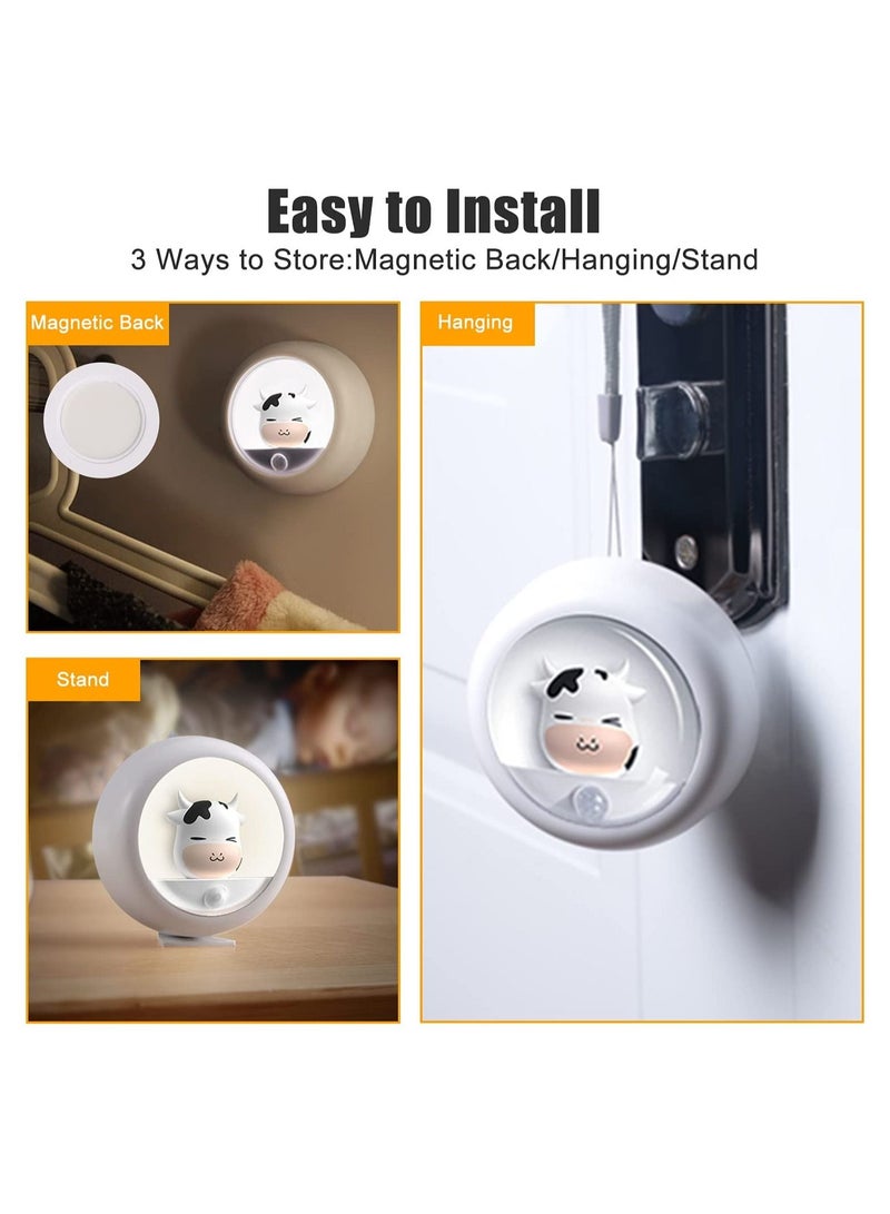 SYOSI Rechargeable Night Light Motion Sensor LED Kids Night Lights for Bedroom Bathroom Dimmable Baby Animal Magnetic Nightlights for Nursery Table Lamp for Adults Girls Kids Room  - Image 5