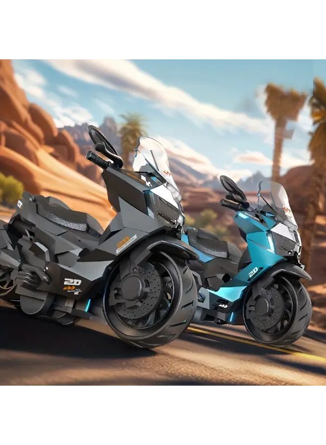 عربة Pink Inertia سكوتر موديل لعبة لا تحتاج إلى كهرباء متينة مصنوعة من مادة البولي كربونات - Image 4