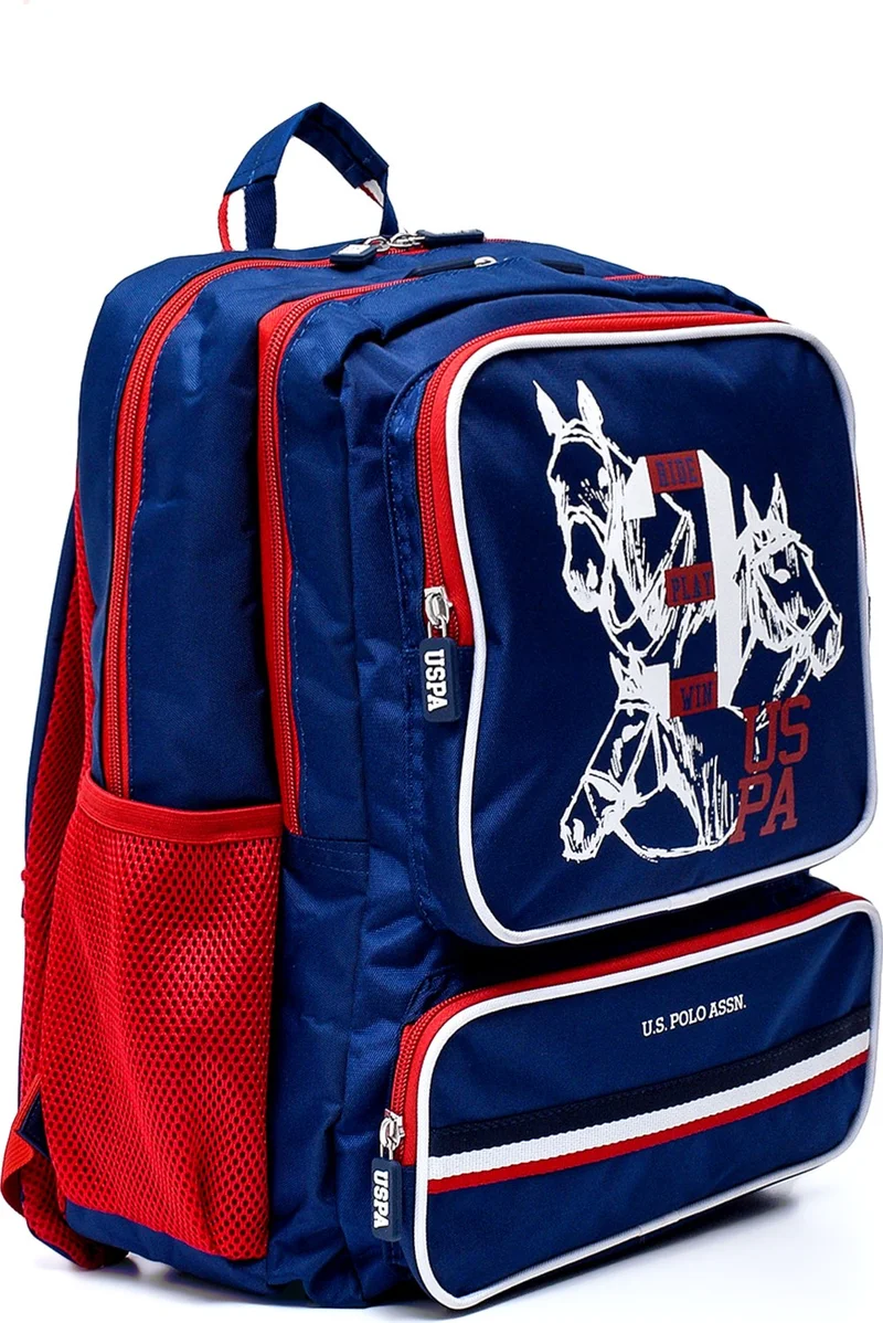 U.S. Polo Assn. 3-Piece School Backpack Set With Lunch Bag & Pencil Case