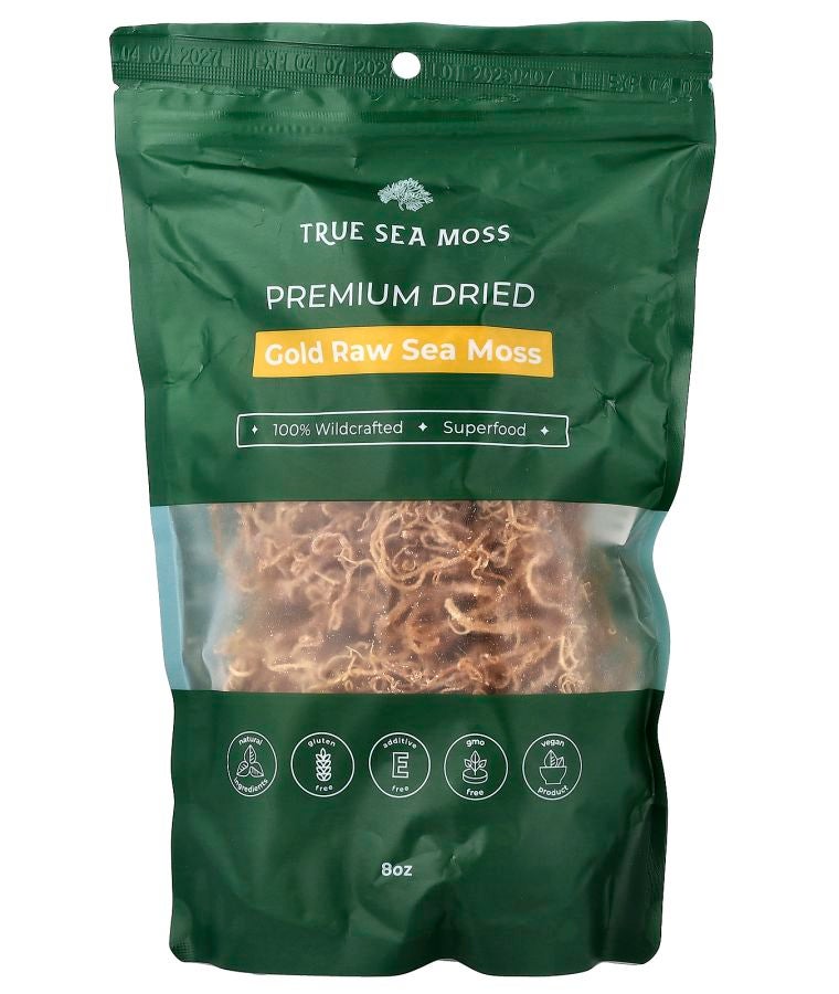 Premium Dried Gold Raw Sea Moss 8 oz
