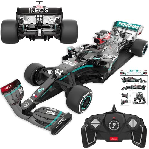 BEZGAR MercedesBenz F1 Licensed 118 Remote Control Car 24GHz RC Race Car with Authentic LiveryOfficially Licensed F1 for Kids Collectors - Image 1