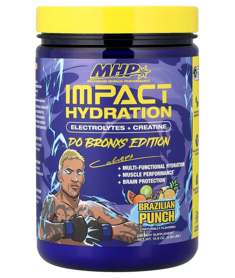 إلكتروليتات تأثير الترطيب + كرياتين بنكهة البرازيل 0.99 رطل (15.9 أونصة)