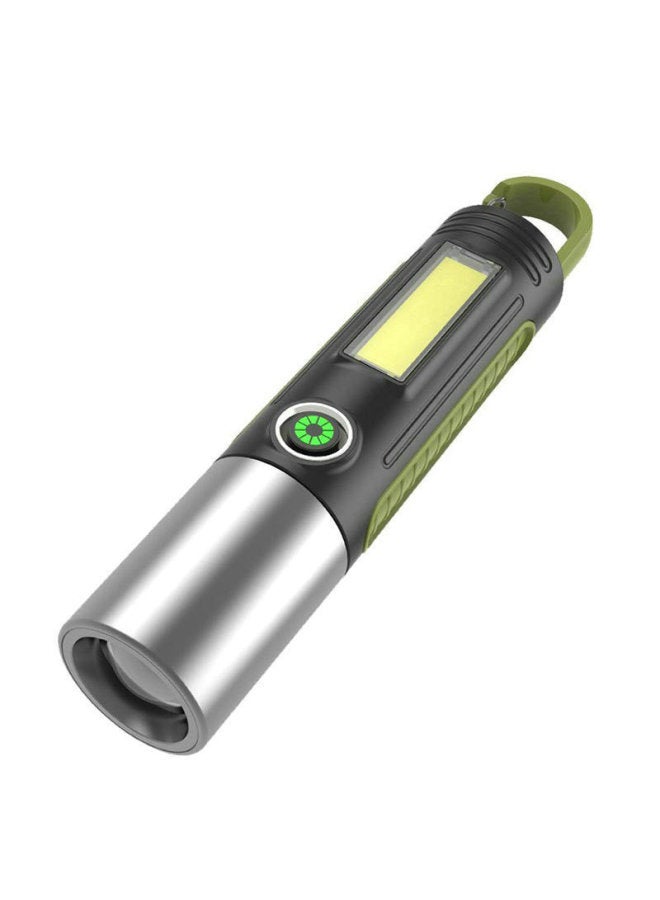 Loquat White Laser Flashlight Outdoor Multi-function Lighting Camping Light Super Bright Long-range Flashlight Focusing Led Light-Color:regular XPE - Image 5