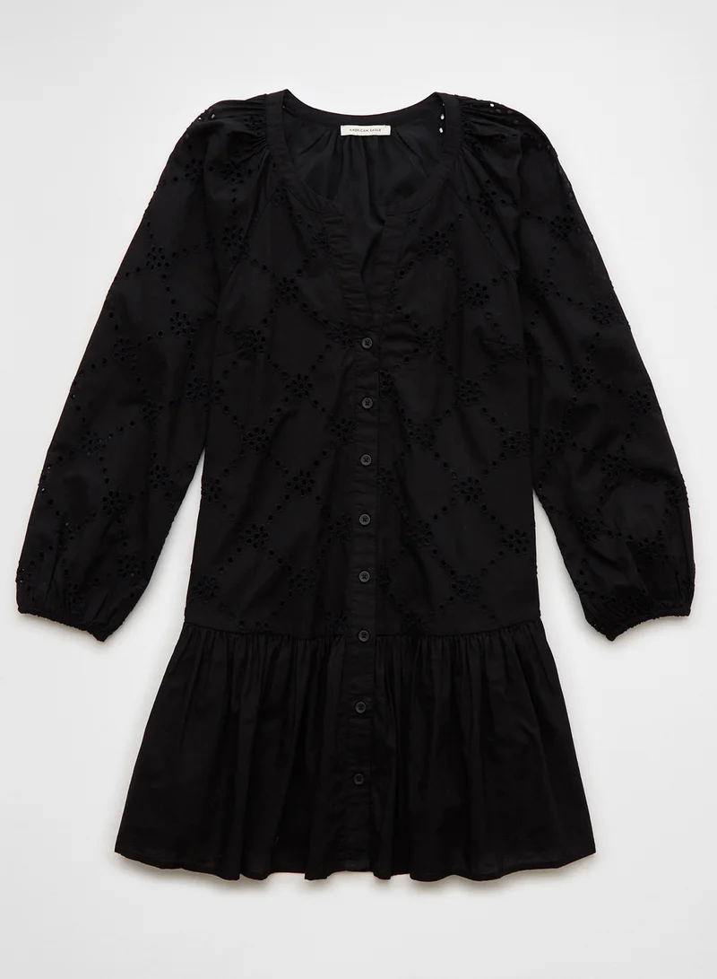 امريكان ايجل Eyelet Mini Dress