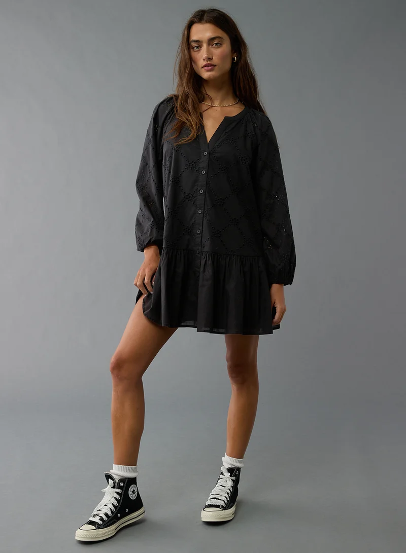 امريكان ايجل Eyelet Mini Dress