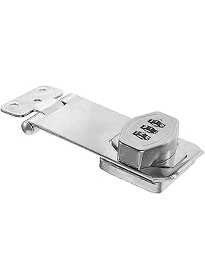 Mechanical Combination Cabinet Lock 4 Inch Three Hole Base Bright Silver Anti Theft Password Drawer Lock - Image 1