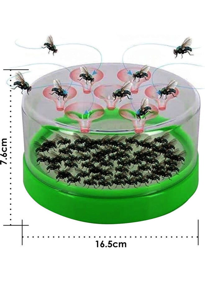 Generic Automatic Indoor Outdoor Fly Trap Device Green 16.5x7.6cm  - Image 3