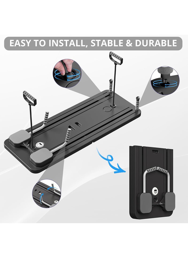 ETG Pilates Board - 2024 Pilates Reformer Set, Multi-Purpose Foldable Pilates Reformer Board for Home, 5 in 1 Pilates Sliding Board - Image 4