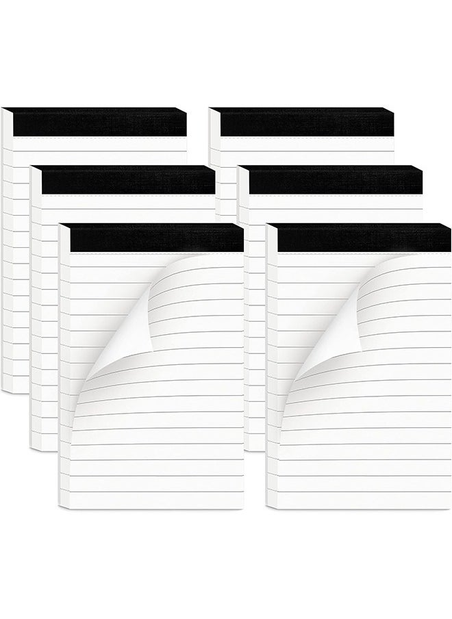 Beauenty - Small Notepads, 6 Pack Refills Memo Pads, Mini Perforated Lined Note Pads, 3 x 5 Inch Lined Writing Note Pads with 30 Sheets Note Pad Paper in Each Pad for Taking Notes and Reminders - Image 1