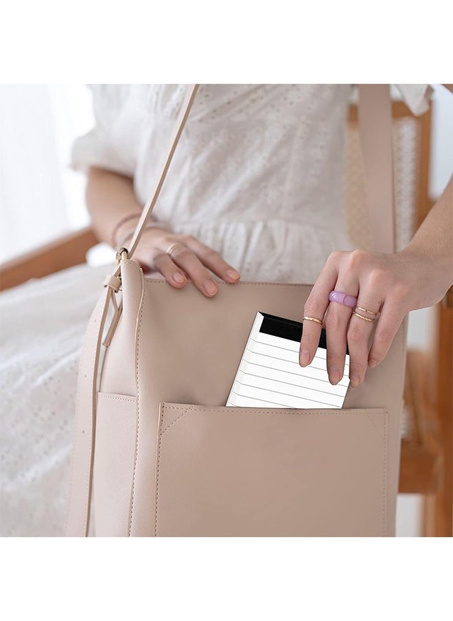 Beauenty - Small Notepads, 6 Pack Refills Memo Pads, Mini Perforated Lined Note Pads, 3 x 5 Inch Lined Writing Note Pads with 30 Sheets Note Pad Paper in Each Pad for Taking Notes and Reminders - Image 1