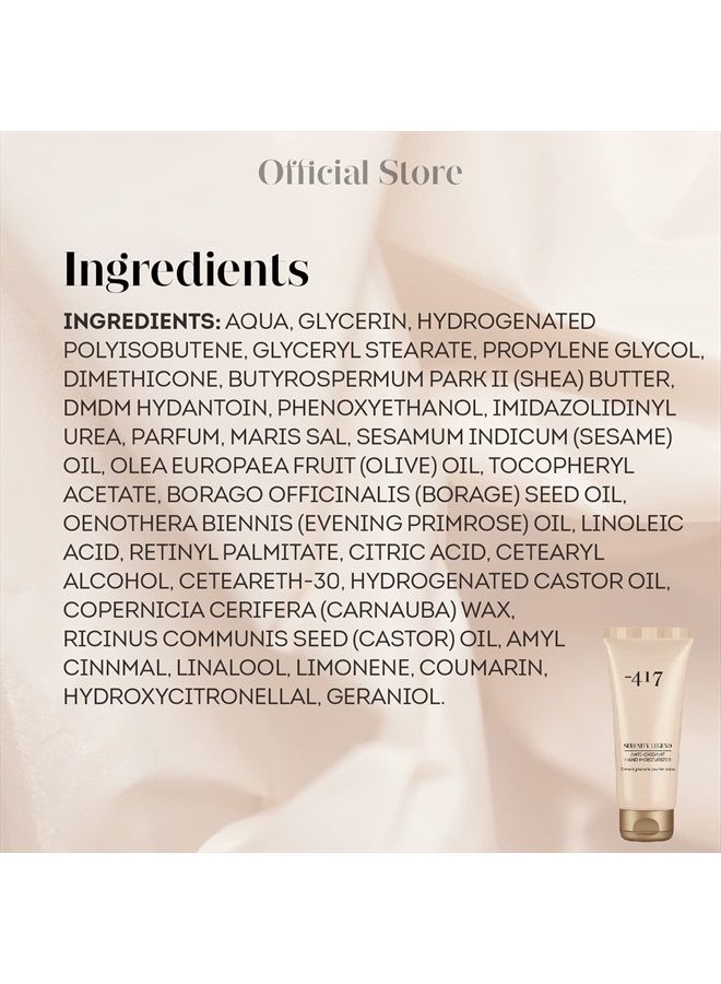 -417 Dead Sea Cosmetics Anti-Aging Hand Cream For Dry, Cracked Skin & Working Hands features Essential Vitamins & Oils From The Dead Sea, Intensive and Non-Greasy Hand Cream 3.4 oz. - Image 4