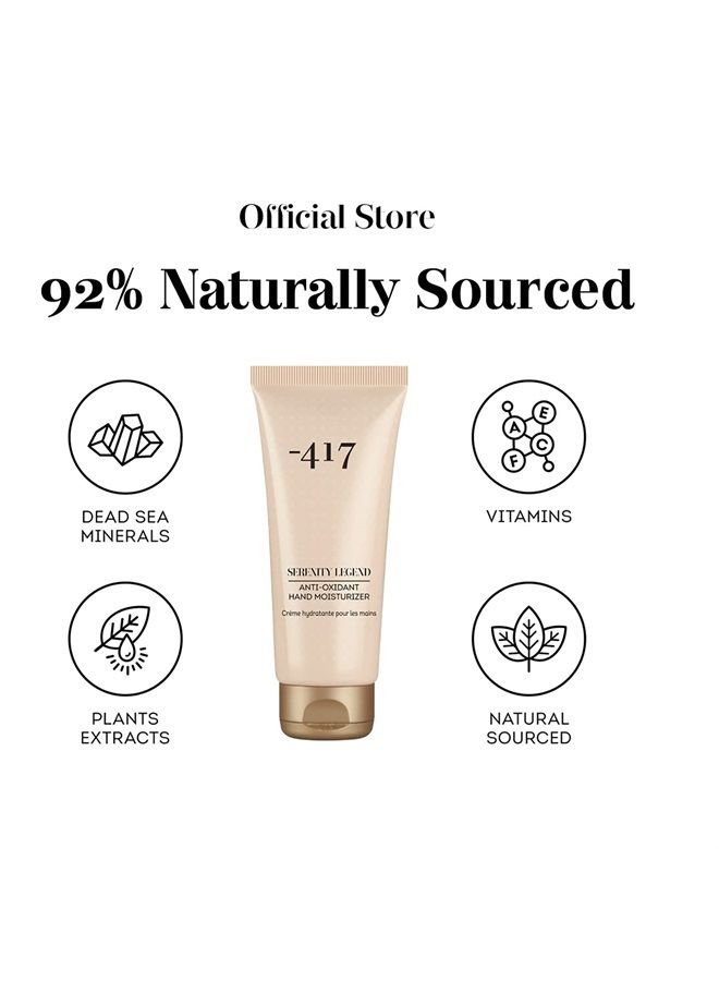 -417 Dead Sea Cosmetics Anti-Aging Hand Cream For Dry, Cracked Skin & Working Hands features Essential Vitamins & Oils From The Dead Sea, Intensive and Non-Greasy Hand Cream 3.4 oz. - Image 3