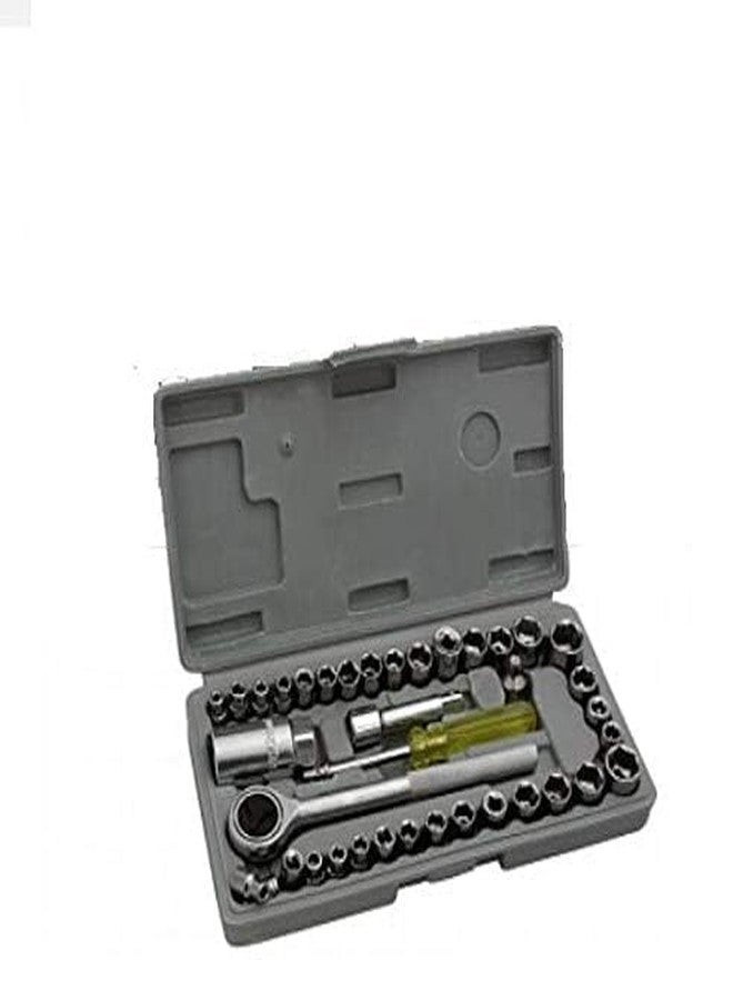 Yancorp 40 In 1 Pcs Wrench Tool Kit & Screwdriver And Socket Set - Image 2