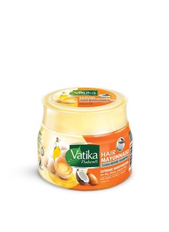 Vatika Naturals Hair Mayonnaise | With Almond, Coconut & Sesame | Treats Dy & Dull Hairs | For Extreme Moisturizing - 500g