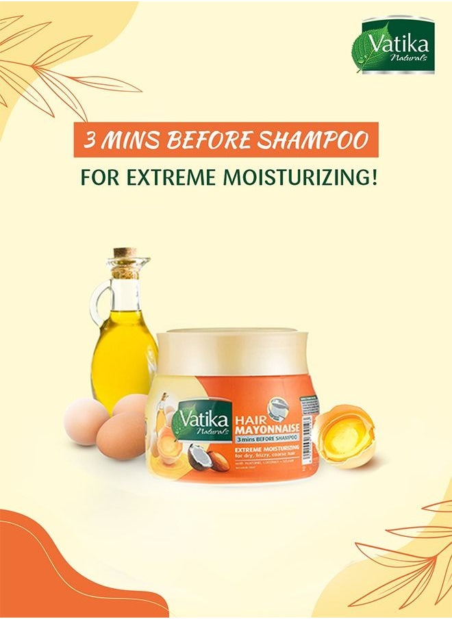 Vatika Naturals - Vatika Naturals Hair Mayonnaise | With Almond, Coconut & Sesame | Treats Dy & Dull Hairs | For Extreme Moisturizing - 500g - Image 1
