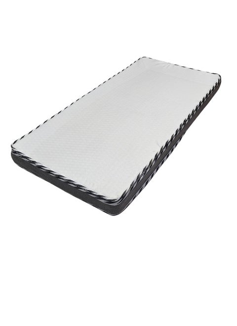 Double-layer foam mattress for a single bed (single person) – with a soft microfiber top layer – Comfortable for sleeping and hosting – 190x90x15 cm – Elegant design – Lightweight and easy to fold and store – Suitable for children and adults