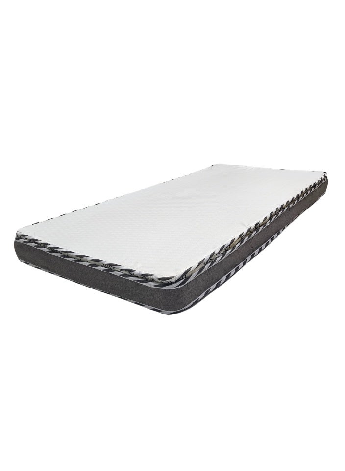SMART HOME Double-layer foam mattress for a single bed (single person) – with a soft microfiber top layer – Comfortable for sleeping and hosting – 190x90x15 cm – Elegant design – Lightweight and easy to  store – Suitable for children and adults - Image 5