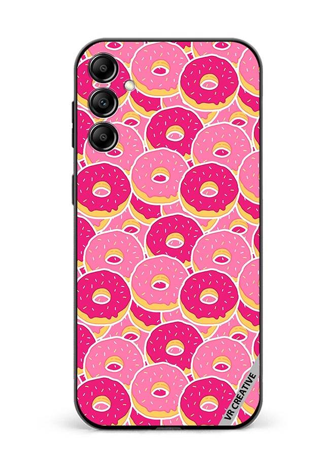 VR CREATIVE Protective Case Cover For Samsung Galaxy A55 Pink Donuts Design Multicolour - Image 1
