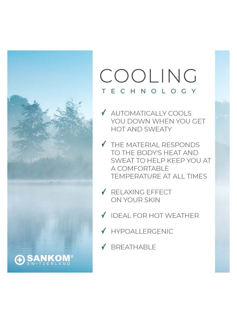 Sankom - Patent Cooling Effect Bra For Back Support, Beige S/M - Image 3