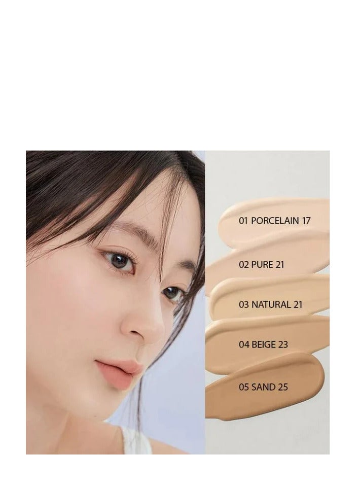 ROM و ND وسادة مياه rom&nd Bare 20 جم (05 رمل 25)، عامل حماية من الشمس 38، ترطيب صحي، ترطيب فوري، بشرة مريحة، يدوم طويلاً - Image 2