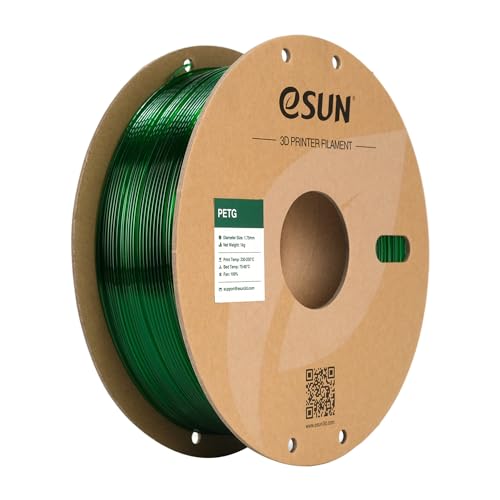 eSUN PETG Filament 1.75mm, 3D Printer Filament PETG, Dimensional Accuracy +/- 0.05mm, 1KG Spool (2.2 LBS) 3D Printing Filament for 3D Printers, Green - Image 5