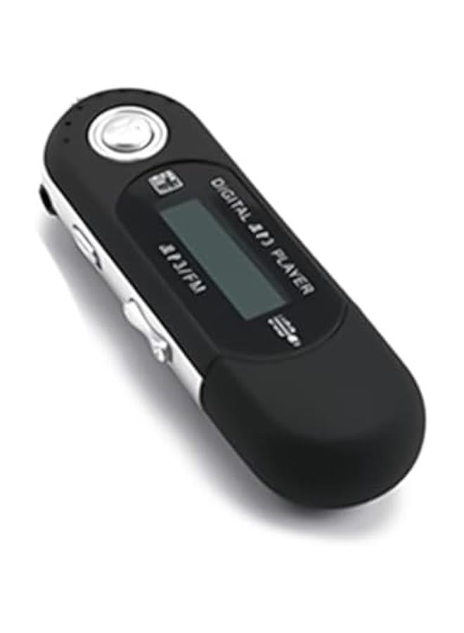 Slim design MP3 player in auto power outage mode with memory and lyrics lyrics display for music lovers（Black） - Image 1