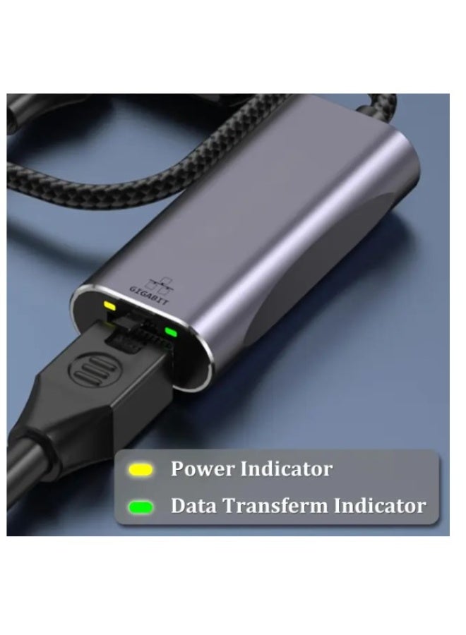 Haing USB 3.0/TYPE-C RJ45 100/1000Mbps LAN CARD - Image 4