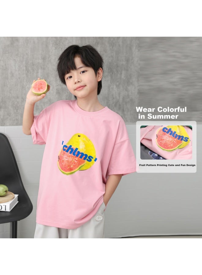 Luson Chen Dazhu Uni Short Sleeve T-shirt Xinjiang Cotton Summer New Cool Feeling Half Sleeve Boys Big Kids Top - Image 1