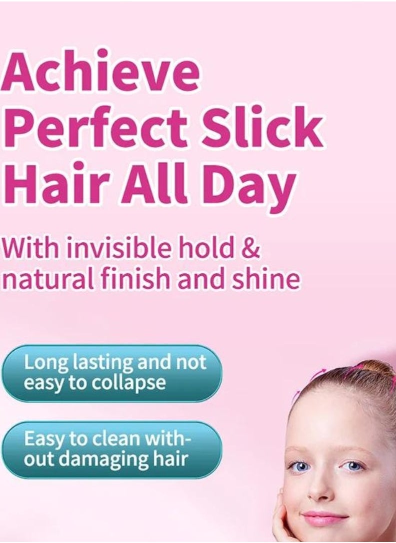 Sevich - 80ml Kids Hair Gel Children's Hair Wax Stick for Hair Edge Control Slick Hair Finishing Stick Gel with Comb Integration Designed for Kids Natural Ingredients Suitable for All Hair Styles - Image 1
